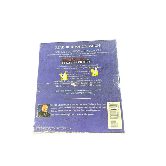 Rush Revere and the First Patriots Rush Limbaugh Audio CD 5 CDs NEW - Picture 2 of 2